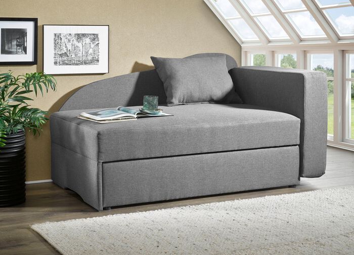 Schlafsofa mit Bonnellfederung GRAU