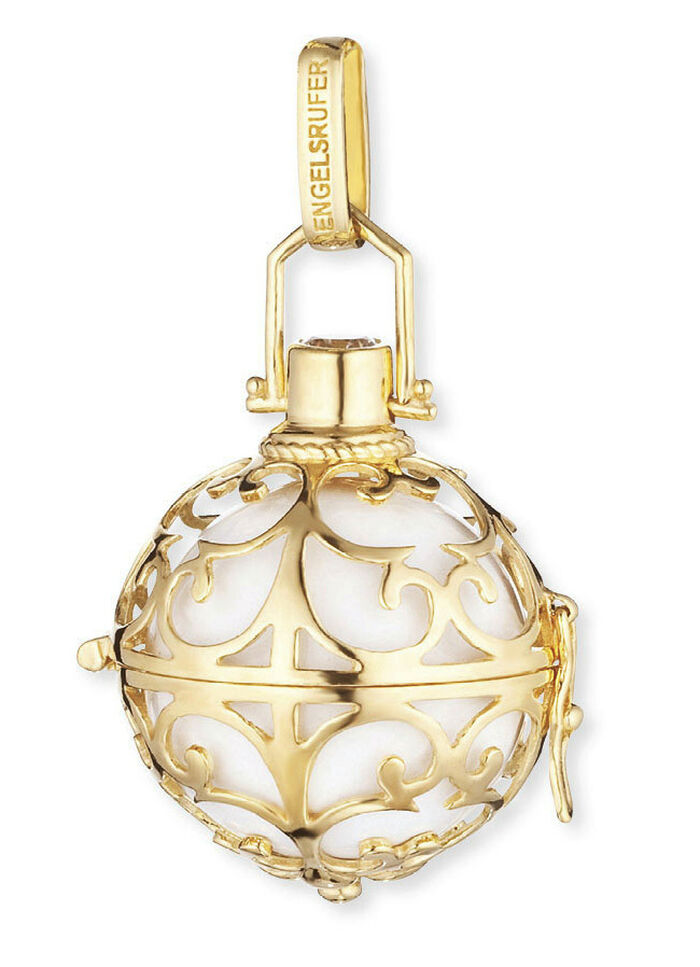 "Engelsrufer"-Anh&auml;nger vergoldet 