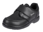 Damen-/Herren-Klettschuh in Weite H für den kräftigen Fuß SCHWARZ