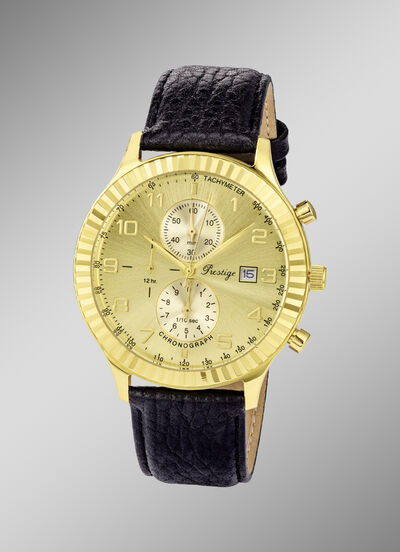 Sportlicher Quarz-Chronograph der Marke Prestige  Sportlicher Quarz-Chronograph der Marke Prestige