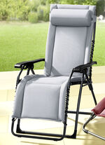 Relaxliege mit schnelltrocknendem Bezug GRAU