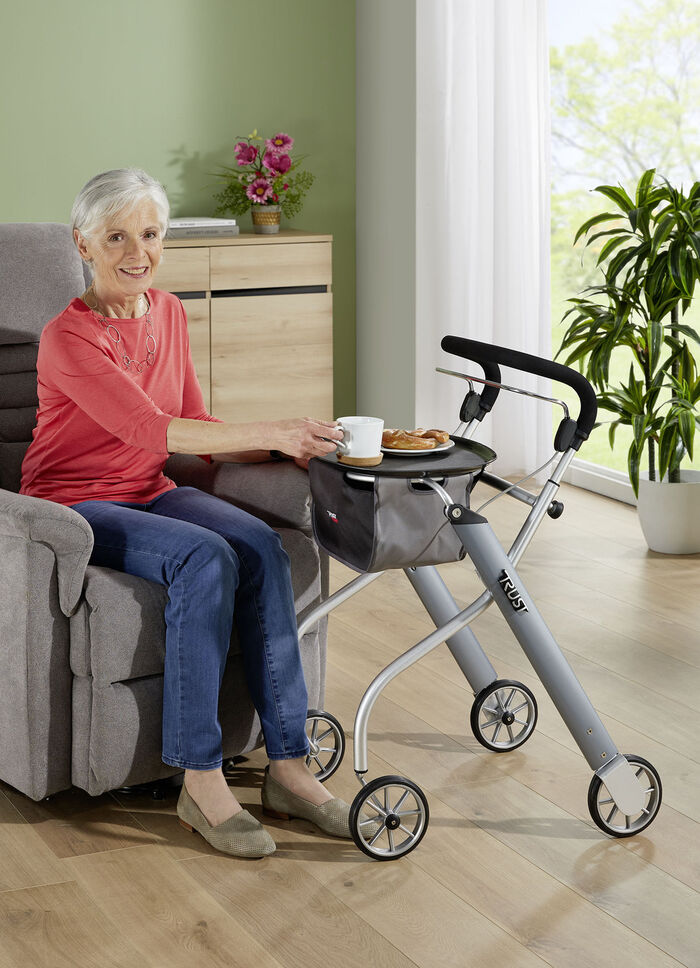 Trust Care Russka Indoor Rollator Let's Go SILBER-SILBER