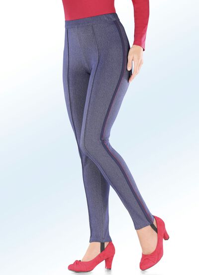 Steghose mit abknöpfbarem Steg 