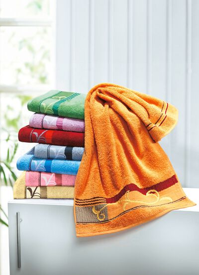 Frottier-Serie mit edel bestickter Bordüre von Dyckhoff 