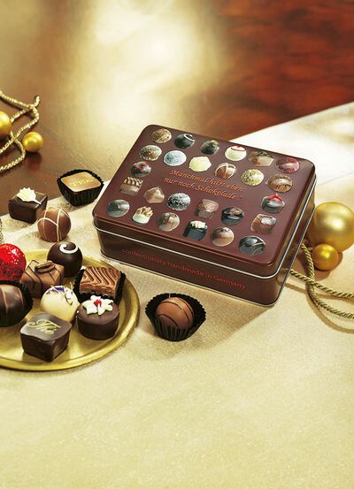 Geschenkdose Manchmal hilft nur noch Schokolade 