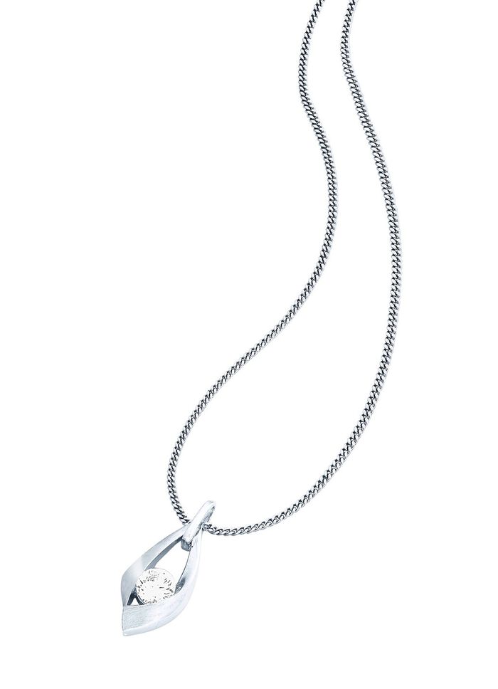 Zauberhafter Anh&auml;nger mit synth. Zirkonia 