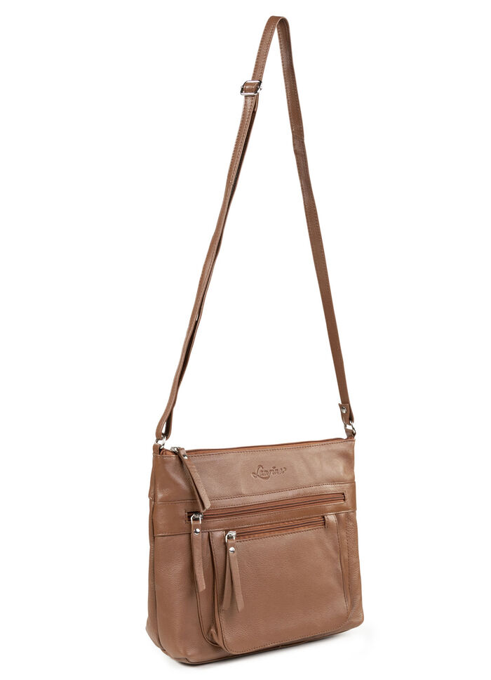 Laurina, Tasche, Damen, mit verstellbarem Umhängeriemen COGNAC
