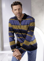 Poloshirt mit kurzem Rei&szlig;verschluss 