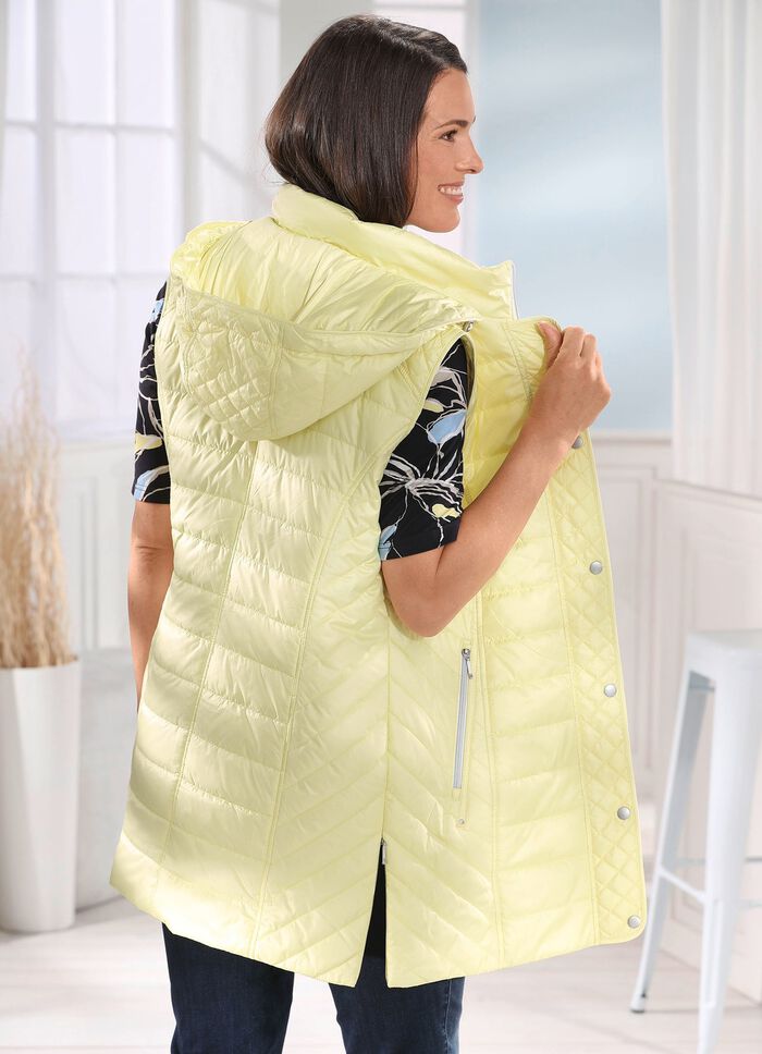 Weste mit abnehmbarer Kapuze 