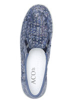 ELENA EDEN, sommerliche Damen-Slipper, Weite G, mit herausnehmbarem Fu&szlig;bett JEANS