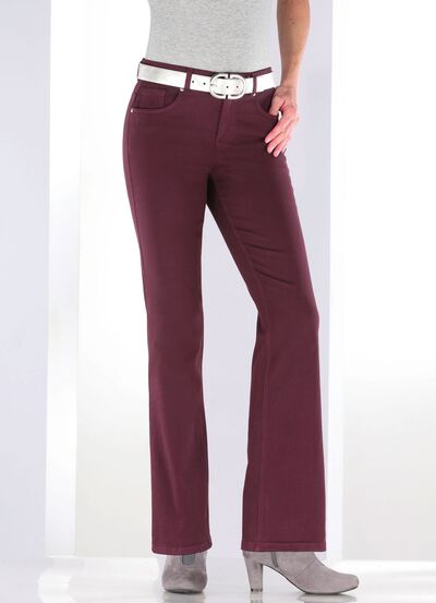 Magic-Jeans mit modisch weiterem Beinverlauf 