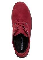 Waldl&auml;ufer, bequeme Damen-Boots, Winterschuhe, Weite H, mit herausnehmbarem Fu&szlig;bett KIRSCHROT