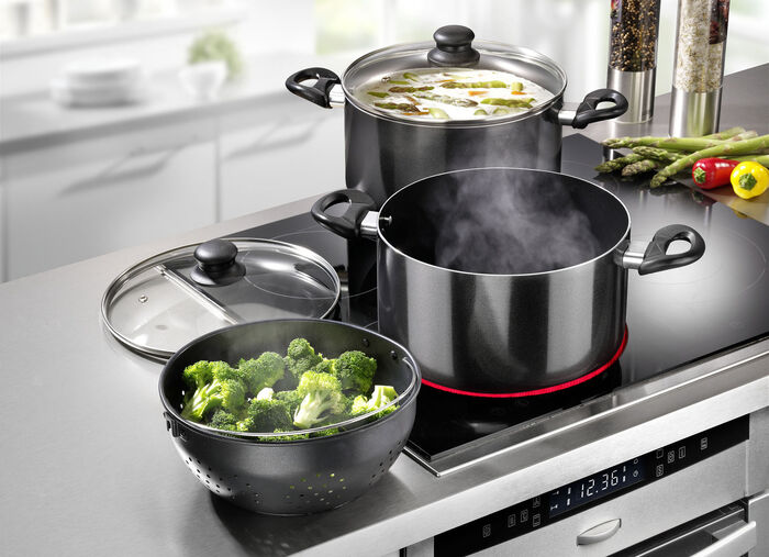 Topf-Set aus Aluminium, 6-teilig 