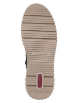 Rieker, trendige Damen-Boots, Winterschuhe, mit herausnehmbarem Fußbett DUNKELBLAU