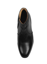 GINO GALANTE, elegante Herren-Stiefeletten, mit Reißverschluss SCHWARZ