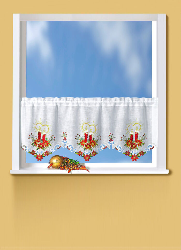 Kurzstore mit Kerzen-Motiven 