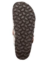 ELENA EDEN, trendige Damen-Clogs, Weite H, mit brauner Spange 