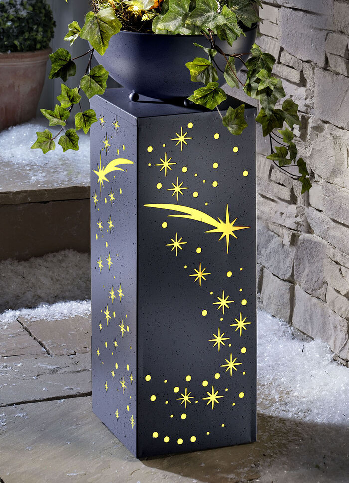 LED-Dekos&auml;ule mit abnehmbarer Schale 