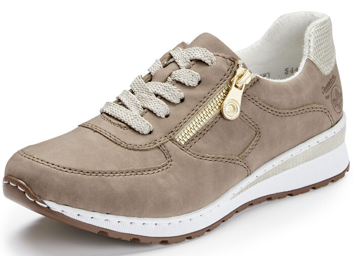 Rieker Sneaker mit seitlichem Reißverschluss SAND