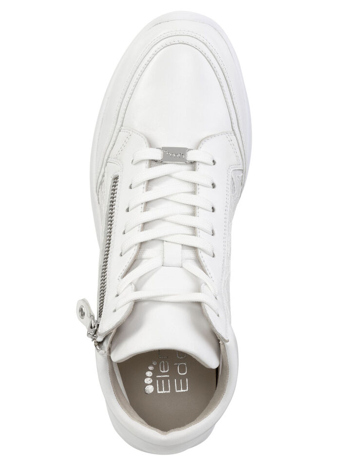 ELENA EDEN, schicke Damen-Boots, Weite G, mit herausnehmbarem Fußbett WEISS