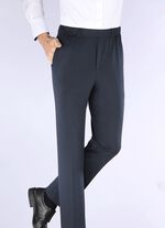 "Klaus Modelle"-Superstretch-Schlupfhose in 4 Farben MARINE MELIERT