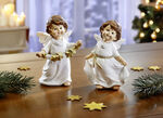 Engel mit goldenem Gürtelband, 2er-Set 