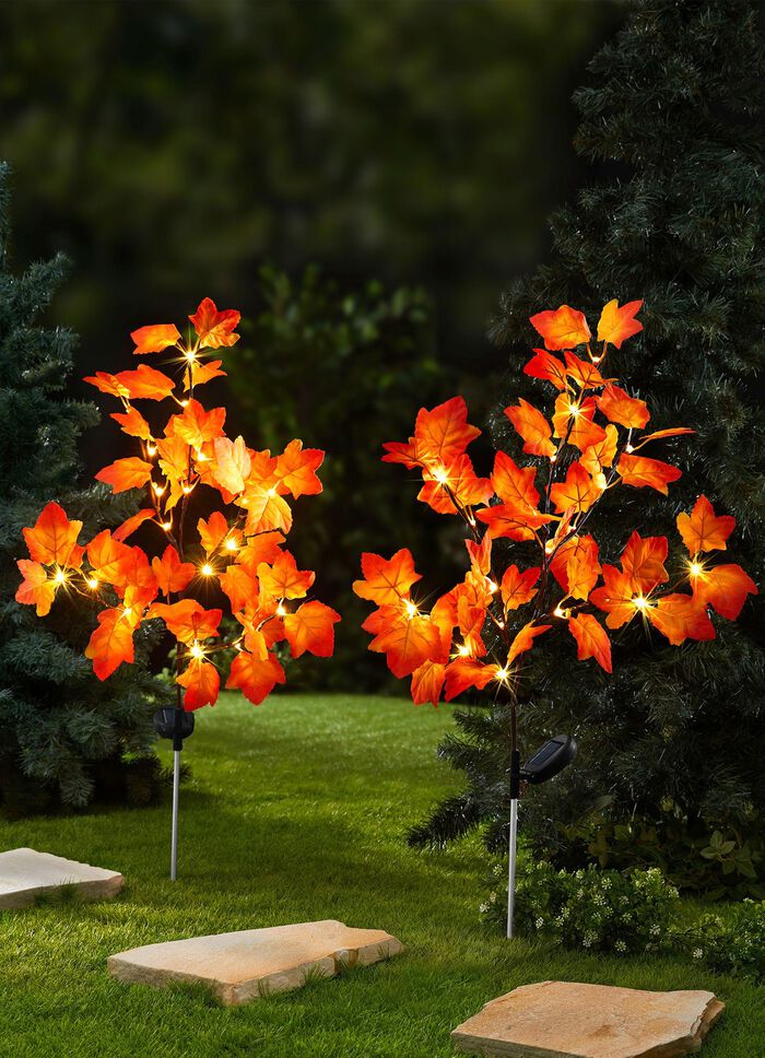 Herbstlicher LED-Ahorn-Zweig 