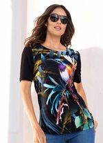 Shirt mit Strasszier 