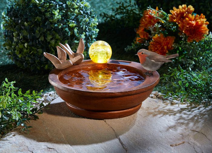 Vogeltr&auml;nke mit Solarkugel 