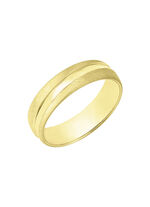 Eleganter Partnerring in vergoldetem Silber 925/- fein 