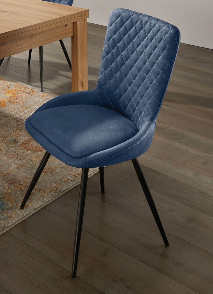 St&uuml;hle im 2er-Set mit Stil und Qualit&auml;t BLAU