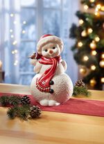 Schneem&auml;nner aus Feinsteingut 