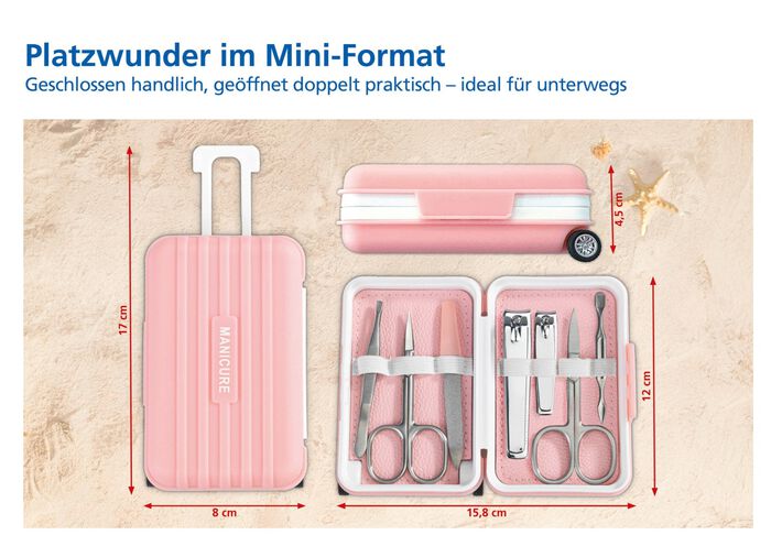 Mani- und Pedik&uuml;re-Set, 7-teilig 