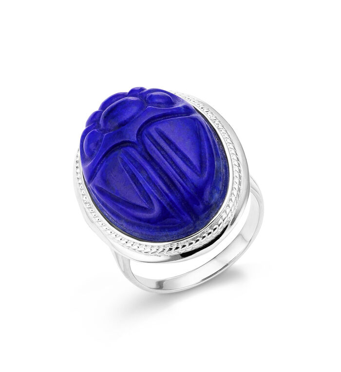 Damenring mit Lapislazuli 
