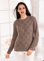 Pullover in Strickmix 