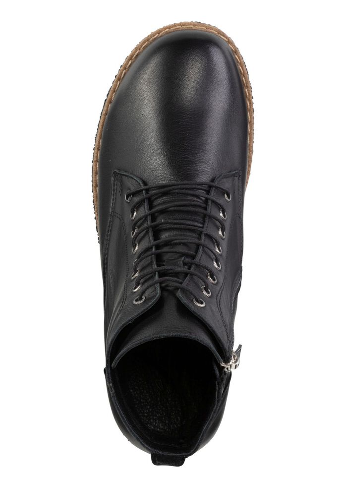 Andrea Conti, klassiche Damen-Boots, mit herausnehmbarem Fu&szlig;bett SCHWARZ