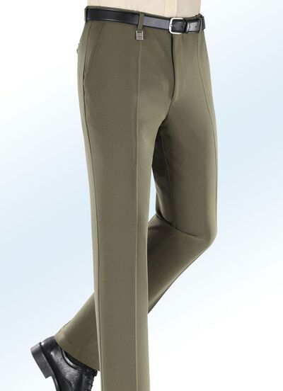 Dehnbundhose mit Gesäßpaspeltasche in 4 Farben 