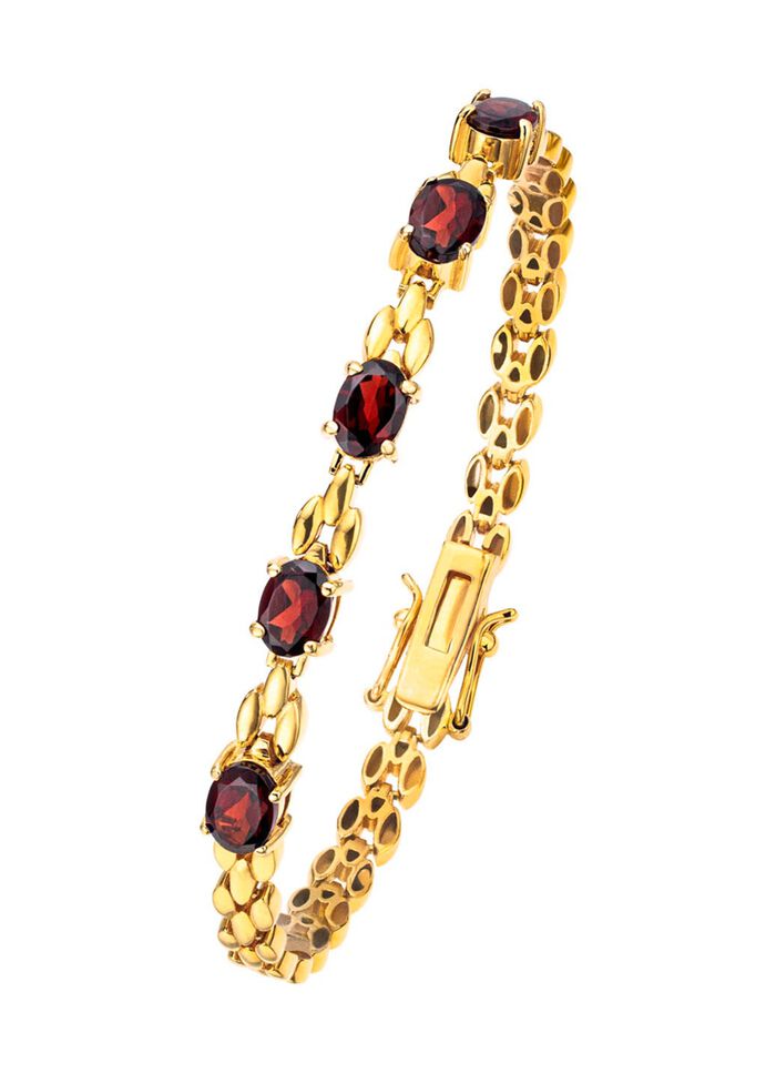 Schickes Armband mit echt Granat 