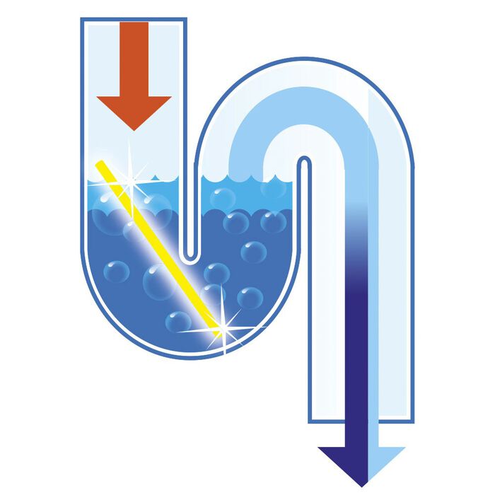 Abflussreiniger-Sticks &ndash; halten Ihre Abfl&uuml;sse frei von Ablagerungen und &uuml;blen Ger&uuml;chen BLAU