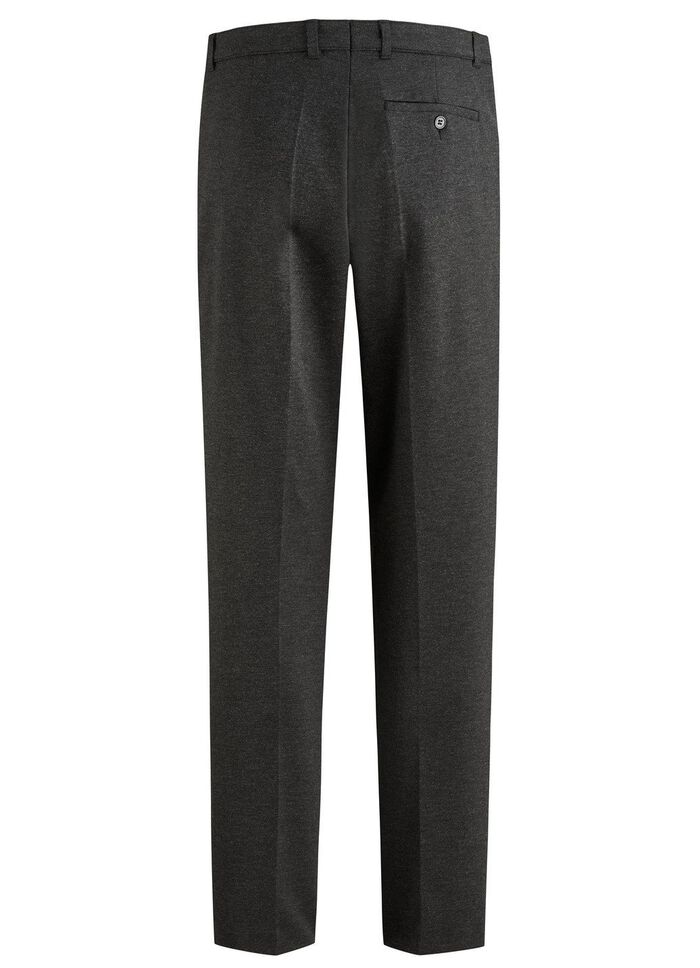 "Klaus Modelle"-Hose mit Dehnbund in 4 Farben ANTHRAZIT MELIERT