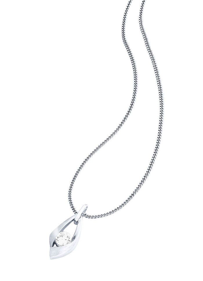 Zauberhafter Anh&auml;nger mit synth. Zirkonia 