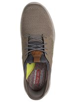 SKECHERS Slipper mit geformter Slip-Ins Fersenplatte TAUPE-GRAU