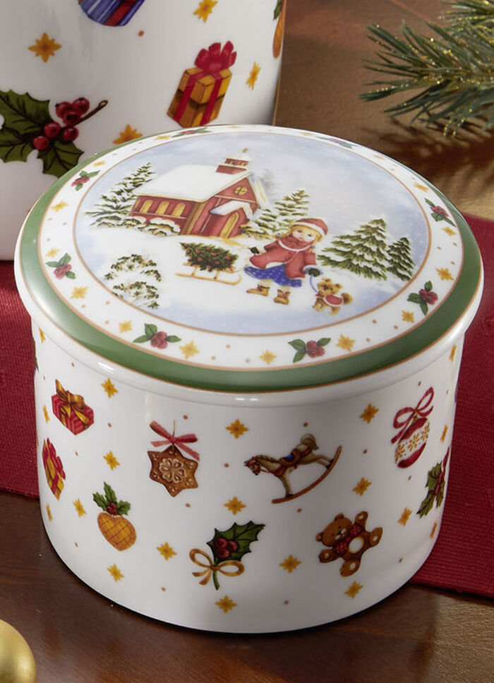 Aufbewahrungsdose „Happy Wintertime“ von Hutschenreuther BUNT