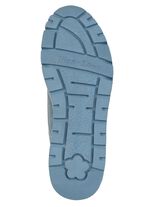 ELENA EDEN, bequeme Damen-Sneaker, Weite H, mit herausnehmbarem Fu&szlig;bett JEANS-SILBER