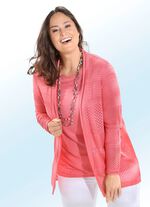 Strick-Twinset mit Ajourmix HUMMER