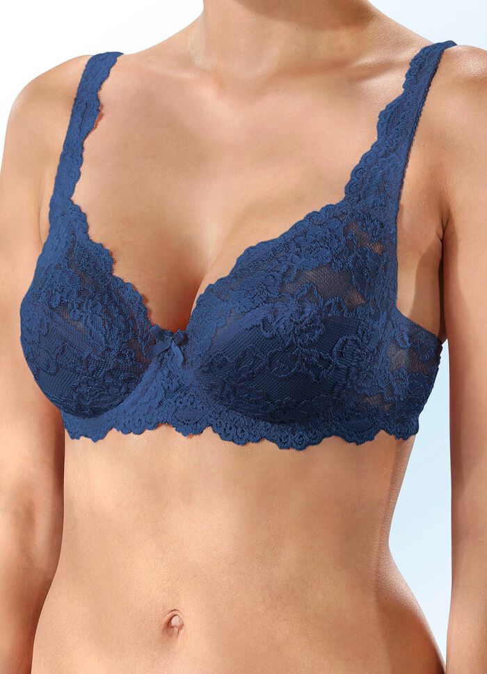 Sassa Zweierpack B&uuml;gel-BH aus Elastikspitze 