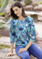 Shirt mit Alloverdessin 