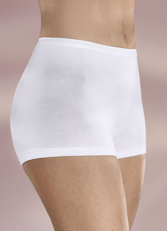 Bequeme Pompadour Pants im Dreierpack WEISS