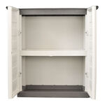 Praktische Gartenschränke mit Stahlscharnieren BEIGE-TAUPE