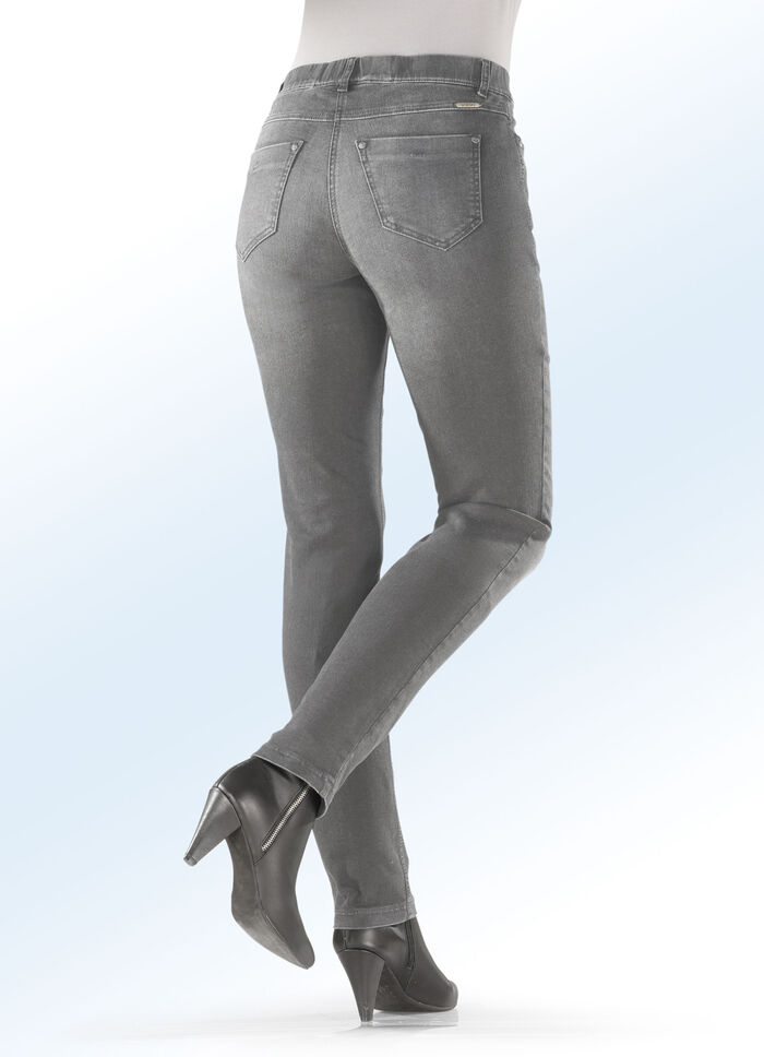 Magic-Jeans mit hohem Stretchanteil GRAU